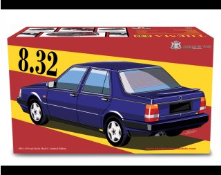 Lancia Thema 8.32 1986 GRIGIO QUARZO Laudoracing 1:18 Resinemodell (Türen, Motorhaube... nicht zu öffnen!)